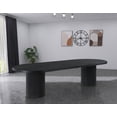 thumbnail image 3 of Meridian Furniture Belinda Black Oak Wood Dining Table, 3 of 29