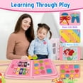thumbnail image 3 of KiddiTouch Busy Board Book, Preschool Toddler Learning Activities Travel Toys, Skill-Building Game for Learning Fine Motor and Life Skills, Birthday Gifts for Kids Aged 1 2 3 4, 3 of 7