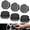 Black Large, variant on 2 Pack Hex-Grip Small Tire Shine Applicator Pads, Durable Reusable Auto Sponge Supplies, Ideal for Evenly Applying Tire Dressing After Vehicle Car Wash