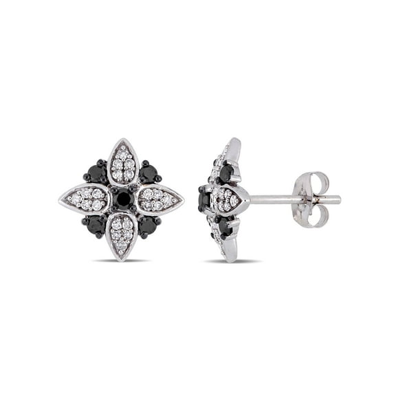 Everly Women's Diamond 10k White Gold Earrings