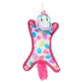 thumbnail image 4 of Multipet Ball-Head Unicorn, Plush Dog Toy with Squeaker, Crinkle and Rubber Ball, Assorted Colors, 10 inches, 4 of 7
