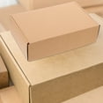 thumbnail image 4 of Phenofice 30Pcs White Kraft Paper Cardboard Mailer Boxes for Business Shipping Flat Corrugated Mailer, 4 of 8