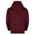 thumbnail image 4 of Hoodie Men,Mens Long Sleeve Hooded Cowl Neck Sweatshirt Solid Color Loose Fit Hanging Out Pullover With Front Pocket Fashion Fall Winter Lightweight Turtleneck Soft Street-Style Hoodie, 4 of 6