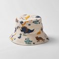 thumbnail image 2 of Sombrero de pescador con sombrilla para niños de doble cara para primavera y verano, sombrero de sol transpirable con protección solar para bebés, 2 of 5