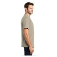 thumbnail image 3 of Port & Company Men's Classic Fit Tall Essential Cotton T-Shirt Light Sand Large Tall, 3 of 6