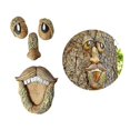 thumbnail image 2 of Qian Tree Face Decor Old Man Tree Hugger Bark Ghost Face Garden Yard Art Decor Easter Creative Props, 2 of 3