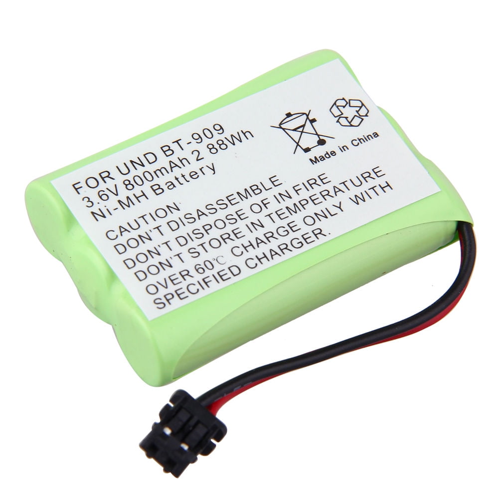 Insten 2 pcs Rechargeable Cordless Phone Battery for Uniden BT909 BT 909 Ni-MH 3.6V