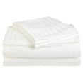 thumbnail image 1 of Home Ensembles de Draps à Rayures d'Hôtel Luxueux Design Série 1800 (Simple, Blanc), 1 of 1