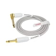 thumbnail image 4 of Cable de Instrumento Kirlin Blanco 20 Pies 1/4 Pulgadas Enchufe Monofónico, 4 of 6