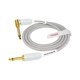 thumbnail image 4 of Cable de Instrumento Kirlin Blanco 20 Pies 1/4 Pulgadas Enchufe Monofónico, 4 of 6