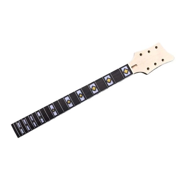 Maple Electric Guitar Neck 22 Fret 25.5 inch Rosewood Fretboard Bolt on Heel Tilt Angle