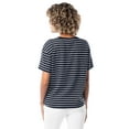 thumbnail image 5 of Time and Tru Women's Short Sleeve Boyfriend T-Shirt, 5 of 8