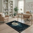 thumbnail image 2 of ODIKA Gothic Serpentine Snake Forest Mystical Symbols Whimsy Tattoo Non-Slip Chair-Friendly for Home Office, Gaming Room, Under Desk, 2 of 7