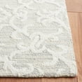 thumbnail image 3 of SAFAVIEH Blossom Cletus Geometric Wool Area Rug, Grey/Ivory, 8' x 8' Square, 3 of 11