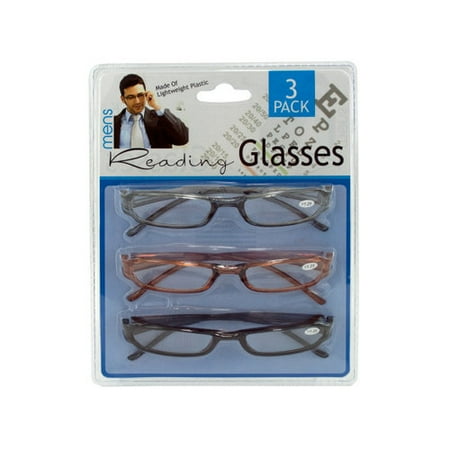 Bulk Buys GI001 Mens Reading Glasses Case of 24