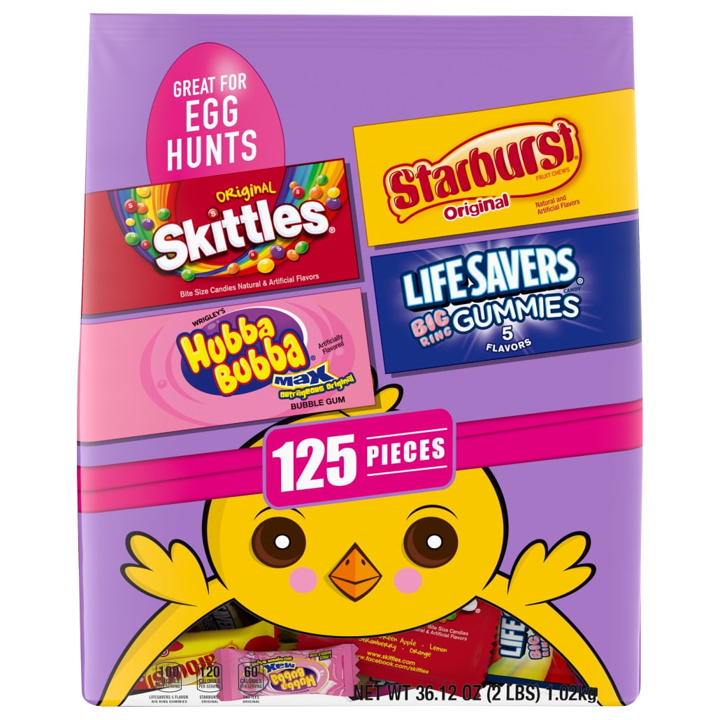 SKITTLES, STARBURST & MORE Easter Assorted Candy 125 pieces 36.12 oz