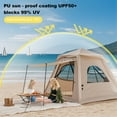thumbnail image 3 of SHIBAILI 4-8 Person Inflatable Camping Tent,Instant Air Setup,UPF50+ Sun Protection,Portable Family Dome with Carry Bag, 3 of 9