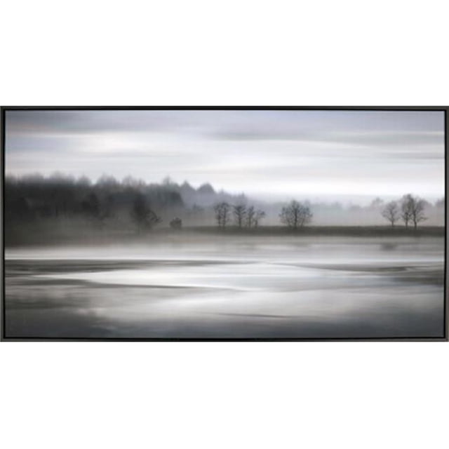 31.5 x 61.5 in. Calm Lake Framed Canvas Wall Decor