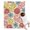 Pioneer Flower Floral, variant on Pioneer Flower Floral Print Pattern Blanket,Comfortable Soft Flannel Throw Blanket,All Season,Warm Lightweight Blankets for Sofa Bed Couch Living Room Chair,30"x40"