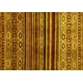 thumbnail image 1 of Ahgly Company Indoor Rectangle Abstract Yellow Contemporary Area Rugs, 7' x 9', 1 of 4