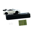 thumbnail image 2 of Mini modelo de coche 1/64 con matrícula de aparcamiento, dinámico, decorativo, fácil de instalar. Blanco, 2 of 9