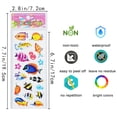 thumbnail image 4 of Set de Stickers DaiUni 3D Puffys para Niños Pequeños con 24 Hojas, 4 of 7