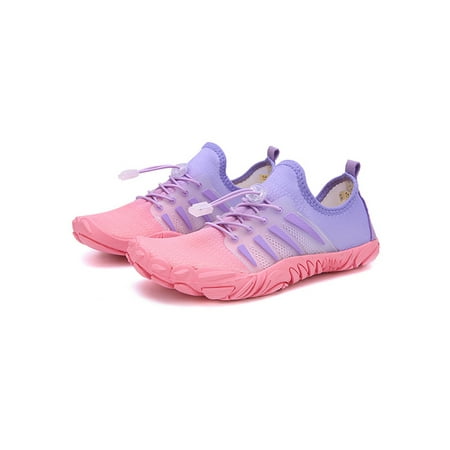 

GENILU Women Breathable Casual Closed Toe Sneakers Summer Quick-Dry Soft Elastic Band Aqua Shoes