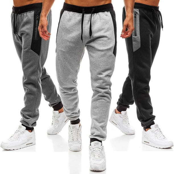 mens joggers with elasticated bottoms