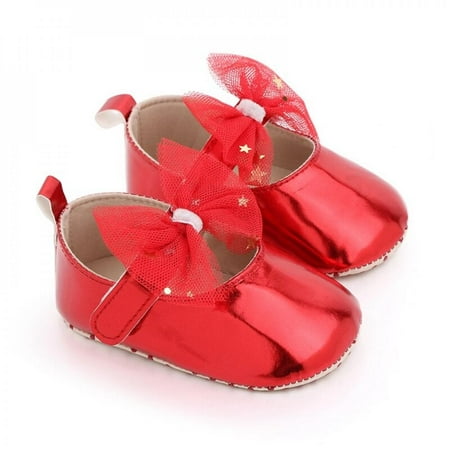 

Rabbit Cartoon Baby Girls Shoes Bowknot Princess Breathable Mesh Flats Shoes Toddler Soft Soled Walking Shoes
