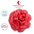 thumbnail image 5 of Coral Rose Tissue Paper Squares, Bulk 24 Sheets, Presents by Feronia packaging, Made In USA Large 20 Inch x 30 Inch, 5 of 15