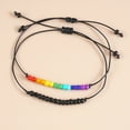 thumbnail image 4 of 2Set Arc-en-Pride Bracelets Bracelets LGBT Perles Gay Pride Bracelet pour les Femmes Bracelets d'Amitié, 4 of 5