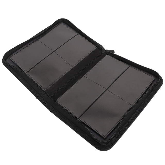 Trading Card Binder,4 Pockets Holds Up To 160 Cards PU Leather Mesh Type Photo Card Storage Book