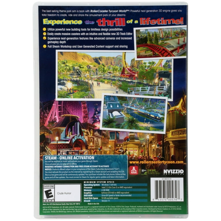 RollerCoaster Tycoon World, RollerCoaster Tycoon