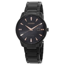 Citizen Pair Eco-Drive Black Dial Men's Watch BM7595-89E