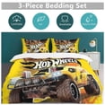thumbnail image 5 of Monster truck Practical Zipper Closure Soft Texture Long Use Comfort Thread Fabric Duvet Cover Sets Sleep, 5 of 5