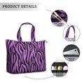 thumbnail image 2 of 22 Inch Oversized Travel Bag Lightweight Canvas Weekender Duffel with Multi Pockets, Animal Print, 2 of 5