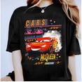 thumbnail image 1 of Disney Cars Lightning Mcqueen Tropical Palmier Graphic T-Shirt All Size S-5XL, 1 of 4