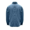 thumbnail image 5 of Men's Casual Long Sleeve Shirt with Classic Collar and Chest Pocket for Everyday Comfort in Autumn and Winter Seasonal Everyday Wear for Men's Shirts Blue 3XL, 5 of 5