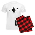 thumbnail image 6 of CafePress - Kayaking Men's Light Pajamas - Men's Light Loose Fit Cotton Pajama Set, 6 of 7