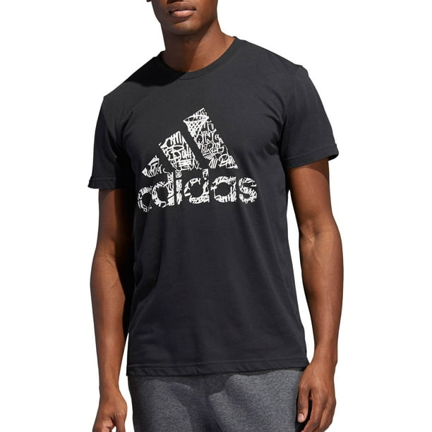 Adidas - adidas Filled Badge of Sport Basketball T-shirt - Walmart.com ...