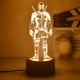thumbnail image 3 of Lámpara de luces LED 3D con forma de Spiderman, figuras de acción de Ironman, Disney, para dormitorio de niños, juguetes LED, modelo de decoración, regalo para niños, 3 of 5