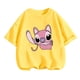 thumbnail image 3 of 2024 Nueva camiseta de Stitch Anime Verano Múltiples camisetas de algodón de moda para niños Cuello redondo Casual Manga corta Estampado Camisón, 3 of 5