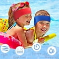 thumbnail image 4 of 2 Pcs Swimming Headband, Swim Ear Band Protection Cover - Swim Headband For Kids Adults Men Women Infant Toddlers, Hair Guard-Red+Blue, 4 of 6