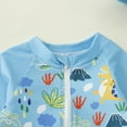 thumbnail image 4 of Godom Toddler Boy Swimsuit Rash Guard Swimsuit Kid Swimwear Bathing Suits Sun Suit Surfing Suit for Kids, 4 of 7
