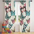 thumbnail image 5 of Blackout Kids Curtains,Butterfly Colorful Wing Pattern Childrens Insulated Curtains Set Of 2,Bedroom Essentials,Toddler Room Decor 42"x84", 5 of 5