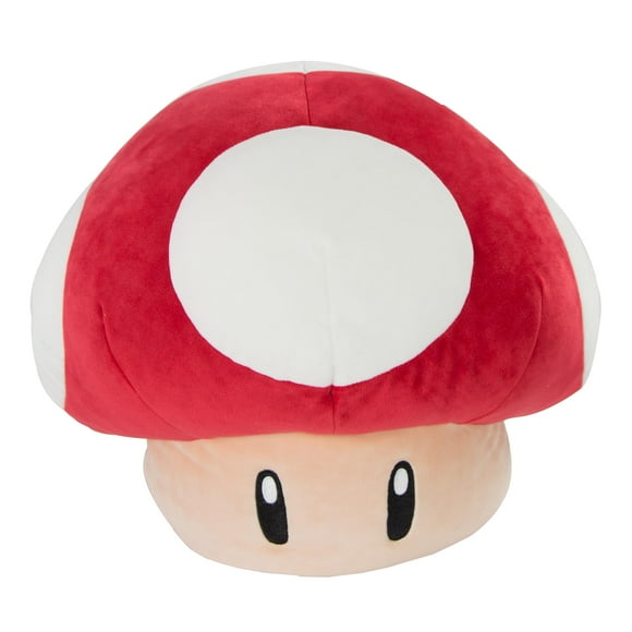 Club Mocchi- Mocchi- Nintendo Super Mario Peluche - Peluche Champignon - Peluches Squishy de Collection - 15 Pouces