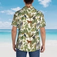 thumbnail image 6 of Fotbe Jungle Animals Hawaiian Shirt for Men Unisex Summer Beach Casual Short Sleeve Cotton Linen Button Down Shirts-XX-Large, 6 of 9