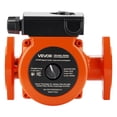 thumbnail image 4 of VEVOR F-0011-BF4-J Cast Iron Circulator Pump, 33 GPM, AC 120V 33 ft Hot Water Recirculating Circulation Pump, 1-1/4 in Flange Connection, 3-Speed Adjustment, Quiet Operation, for Home Heating System, 4 of 9