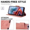 thumbnail image 3 of Allytechgroup Floral Series Wallet Case for Motorola Moto G 5G 2024, Premium PU Leather Cards Holder RFID Blocking Flip Cover Drop Protection Anti-Scratch Phone Case for Moto G 5G 2024, Pink, 3 of 7