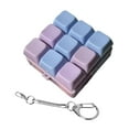 thumbnail image 2 of Almencla Keyboard Fidget Keychain 9 Key Mechanical Keyboard Creative Accessories Portable Supplies Gift Keyring Toy for Office Blue, 2 of 8